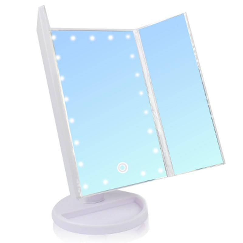 

Складное зеркало с подсветкой MAGIC MAKE| LED ЗЕРКАЛО| Настольное зеркало! Лучший товар, Белый