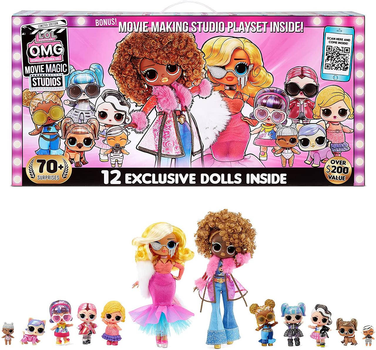 Кукольный набор ЛОЛ Волшебный киносюрприз 576532 LOL Surprise OMG Movie Magic Studios with 70+ Surprises