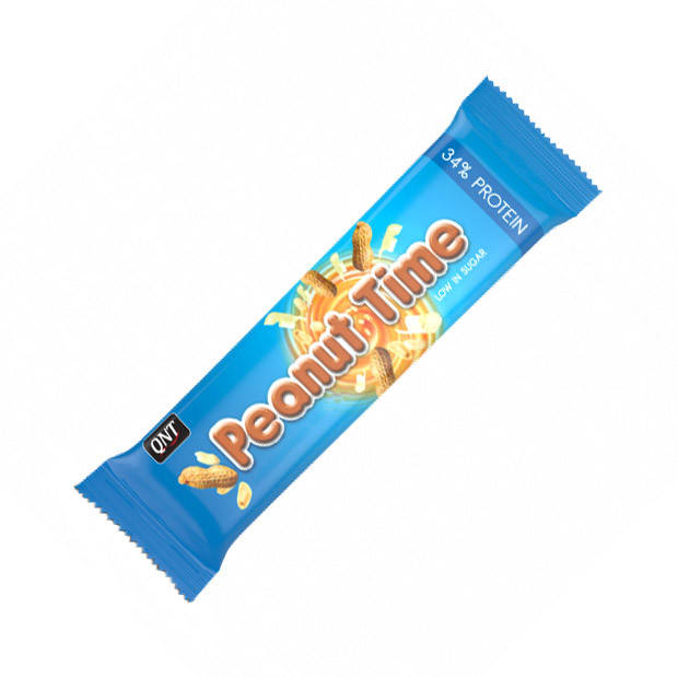 

Батончик QNT Peanut Time Bar, 60 грамм Карамель-арахис