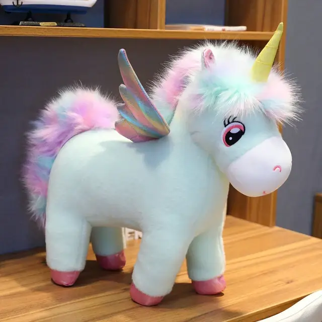 

Пони единорог детская мягкая игрушка My Little Pony 35*30 см, голубой, Бирюзовый