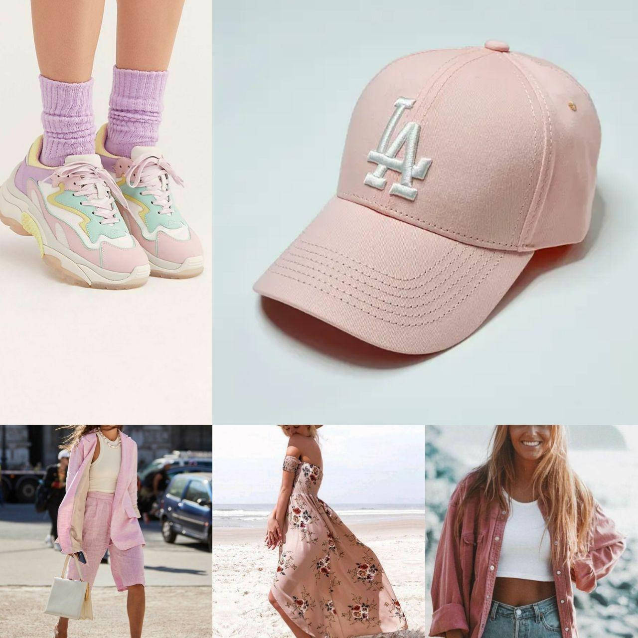 

БЕЙСБОЛКА кепка Женская летняя LA 56-59 см Розовая (10545), Розовый