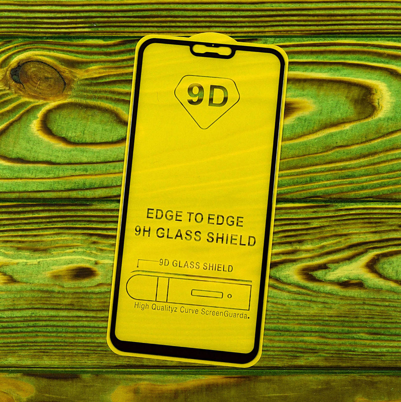 

Защитное стекло на экран One Plus 6 клей по всей поверхности, Черный
