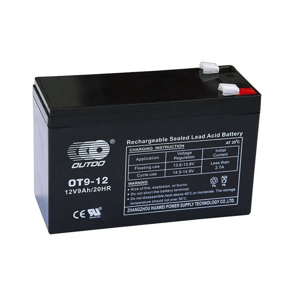 

Акумуляторна батарея OUTDO AGM OT 12-9 12V 9Ah (151 х 65 х 100), Q10