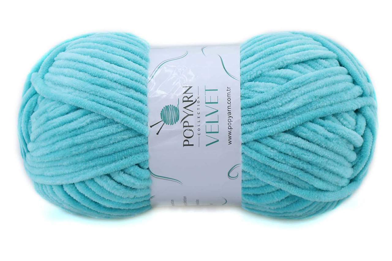

Popyarn Velvet, Бирюзовый №027