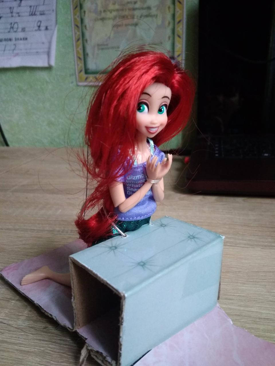 

Кукла Ариэль, принцесса Дисней Пижамная вечеринка, оригинал, Disney Princess, отрезана от набора