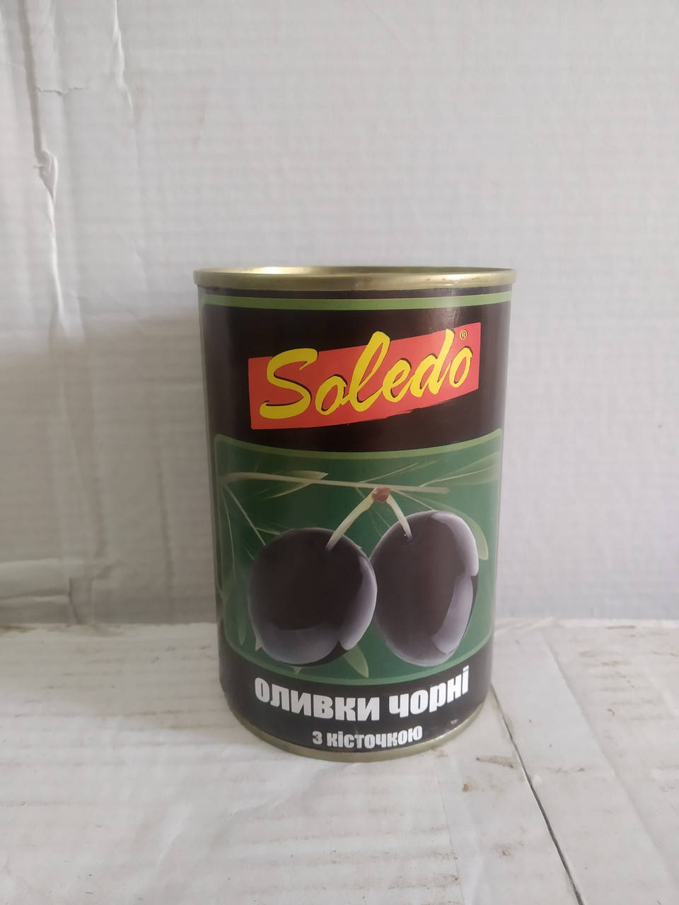 

Маслины черные с косточкой 420мл. SOLEDO