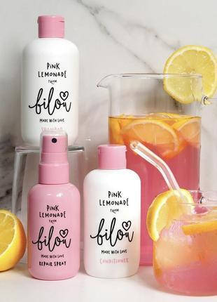 

Набор для волос Шампунь + Кондиционер + спрей розовый лимонад BILOU Pink Limonade ХИТ ПРОДАЖ!!!
