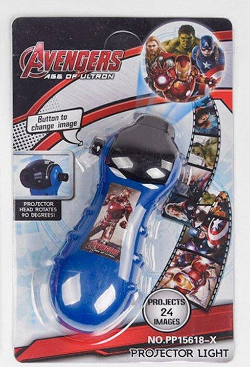 

Фонарик с проектором (24 картинки) Avengers Marvel арт. 15618