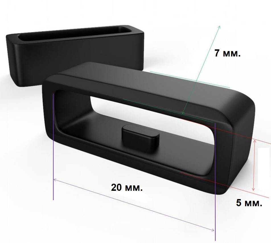 

Держатель ремешка, тренчик 20 мм. (черный)