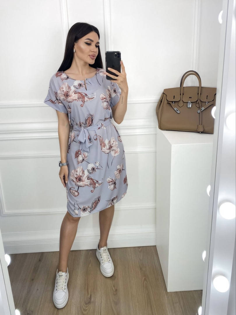 

Платье женское софт с цветами размеры 46-52 (разн.цв) "NK Collection" от прямого поставщика