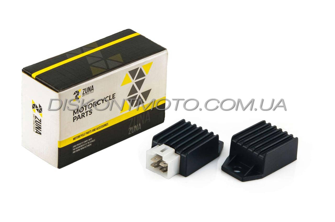 

Реле регулятор зарядки 4T китайский скутер GY6 50 139QMB (4-папа) ZUNA