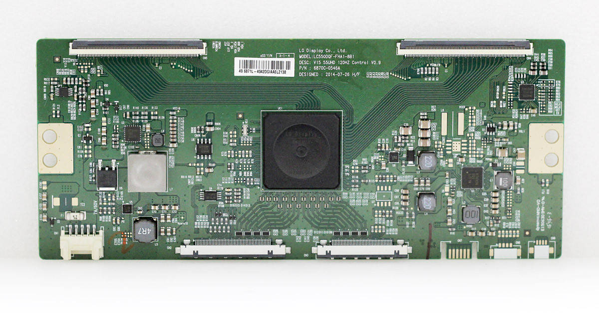 

Плата T-CON LG LC550DQF-FHA1-8B1 (6870C-0546A)