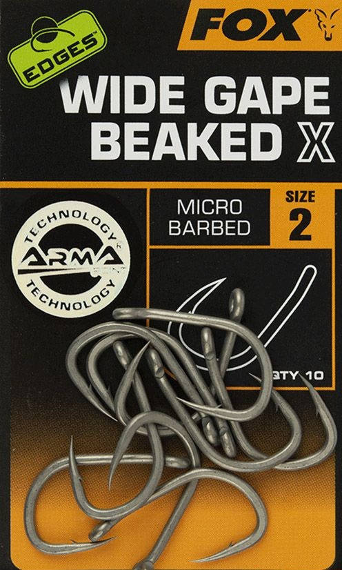 

Крючки Усиленные Fox Edges Armapoint Wide Gape Beaked X размер 2