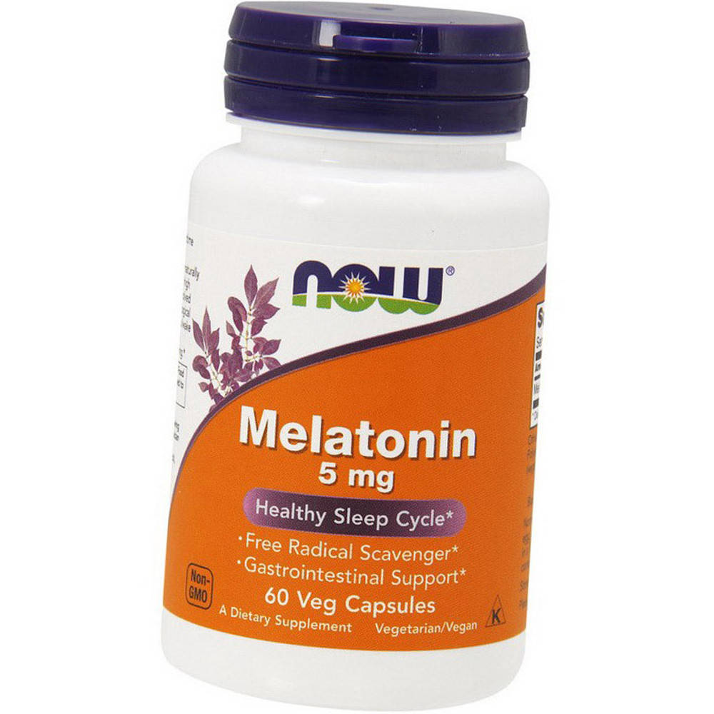 

Мелатонин NOW Melatonin 5 мг 60 капс
