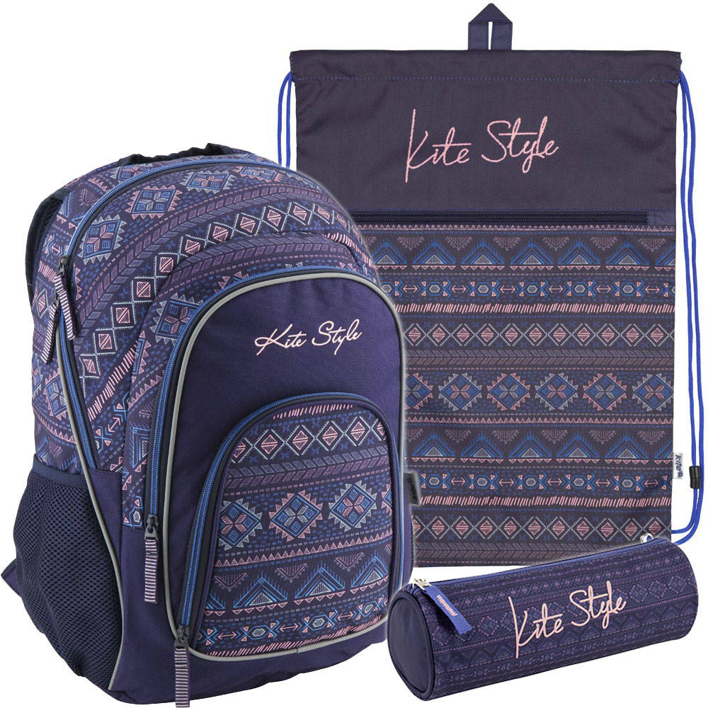

Рюкзак в комплекте 3 в 1 Style KITE K18-950L-2+601L-2+640-4