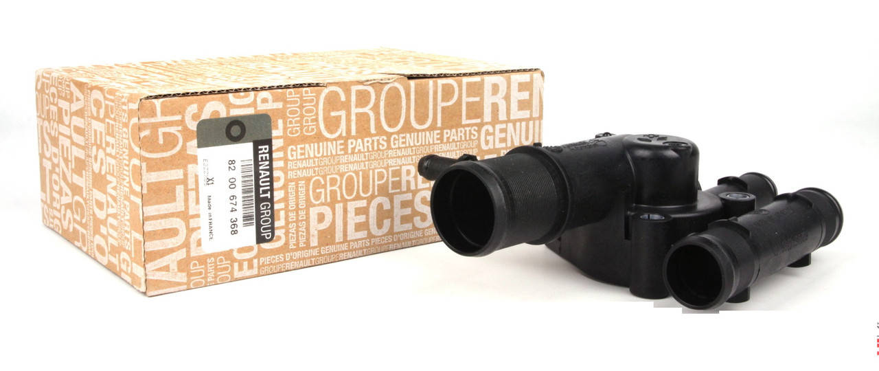 

Термостат охлаждающей жидкости с корпусом Renault Trafic 1.9 dci 01->06 Renault Франция 8200674368