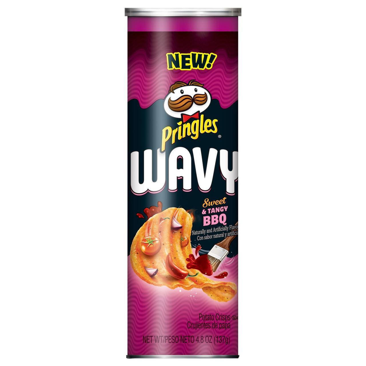 

Чипсы Pringles Wavy Sweet&Tangy BBQ 137g