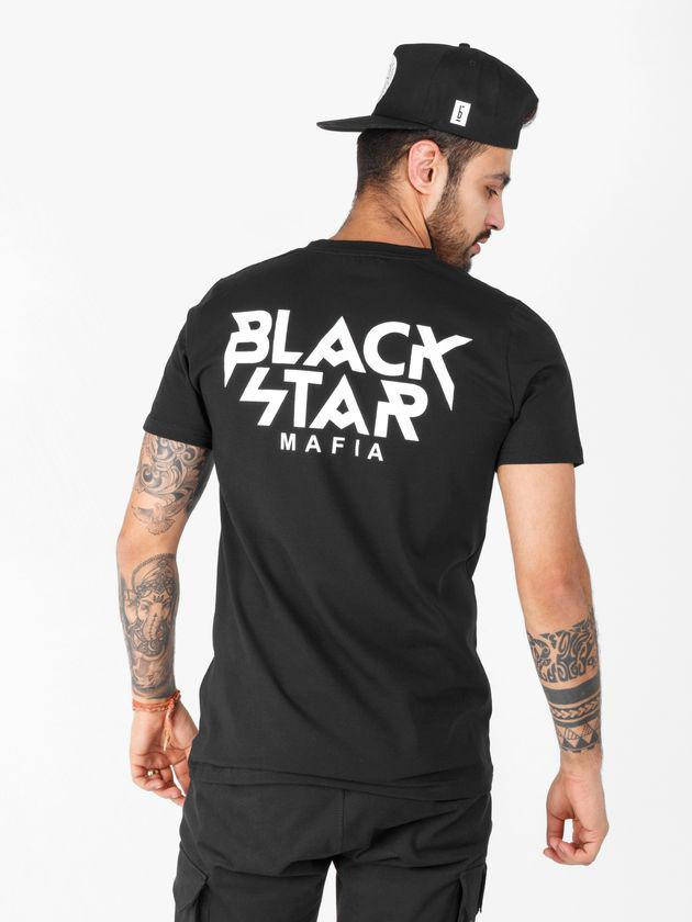 

Черная кэжуал футболка Black Star Mafia