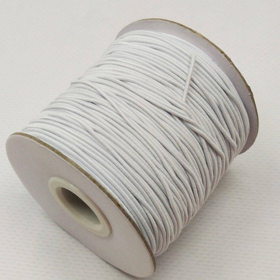 

1 мм Резинка круглая (шляпная) белая 100 ярд. (СИНДТЕКС-0751)