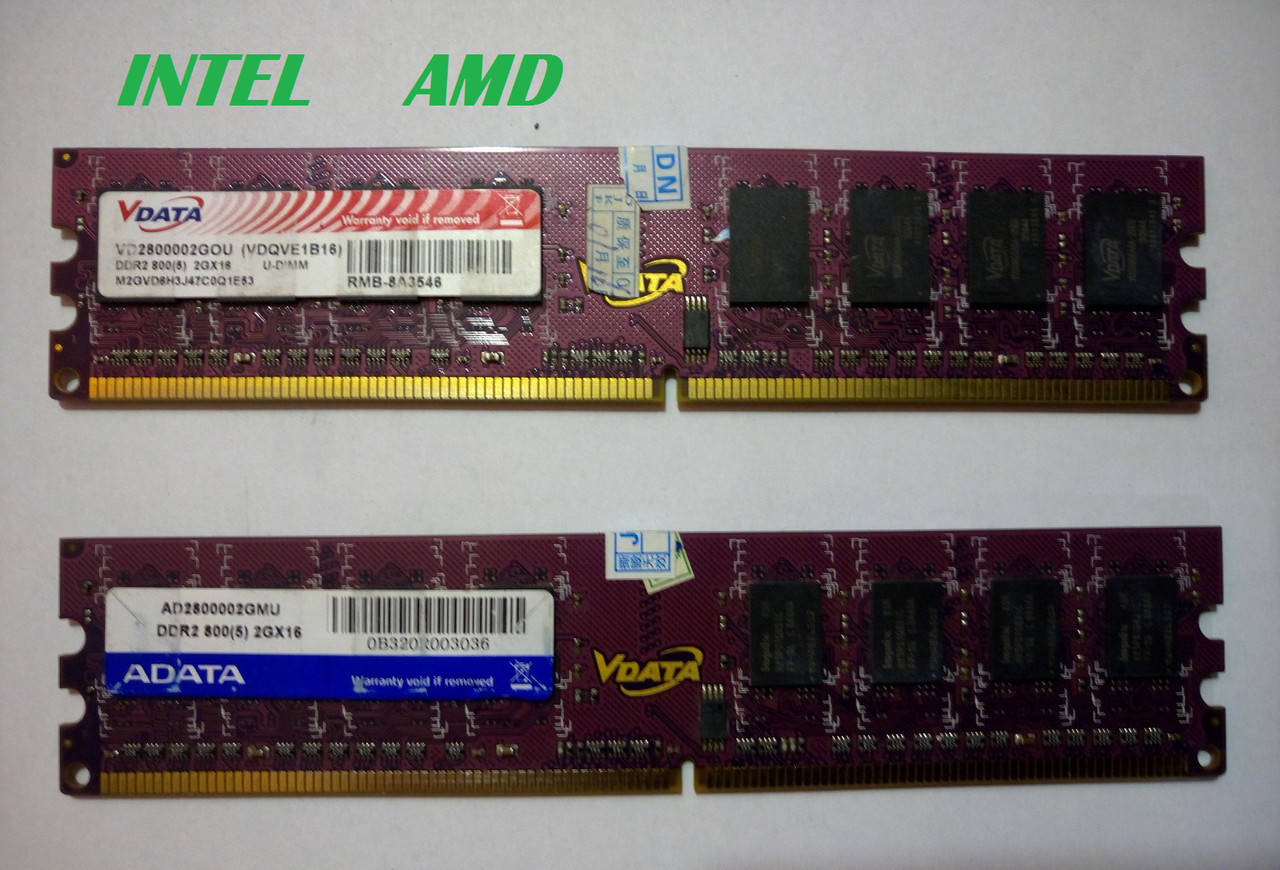

Оперативная память для ПК DDR2 2GB-PC2-6400