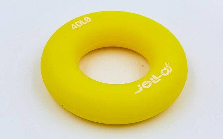 

Эспандер кистевой Кольцо JELLO JLA473-40LB нагрузка 18кг желтый