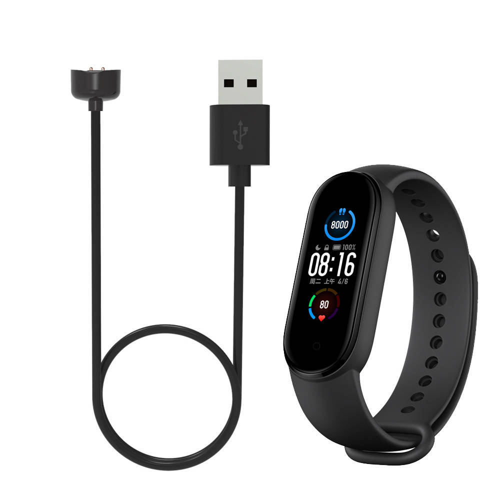 

Кабель USB зарядный Prime для фитнес-браслета Xiaomi Mi Band 6 чёрный