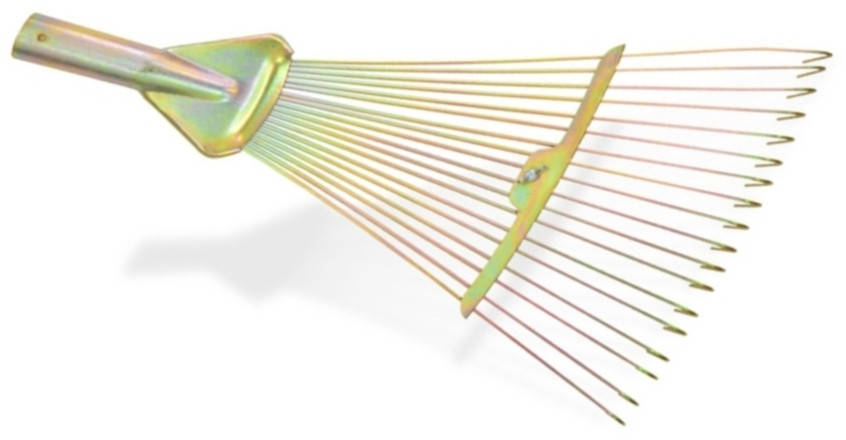 

Грабли веерные проволочные оцынк. Украина раздвижные 18 зубов 200-460 мм