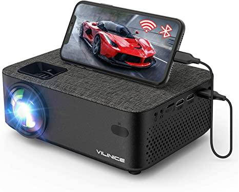 

Мини проектор VILINICE Vl208 7500L Bluetooth беспроводной портативный Wi-Fi