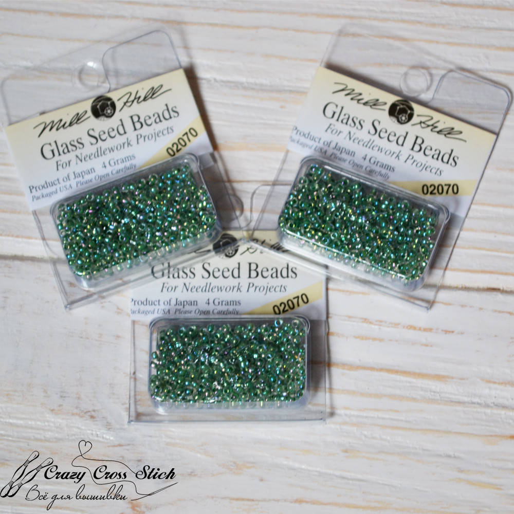 

Бисер Glass Seed Beads Mill Hill 02070