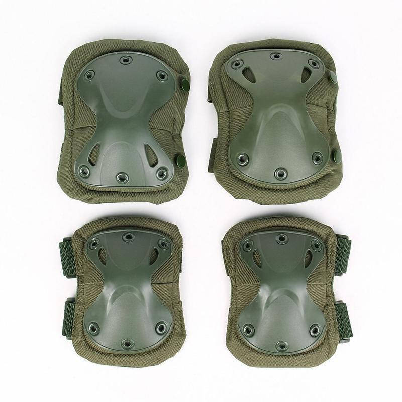 

Наколенники и налокотники тактические (защитные) Eagle KN-04 Green