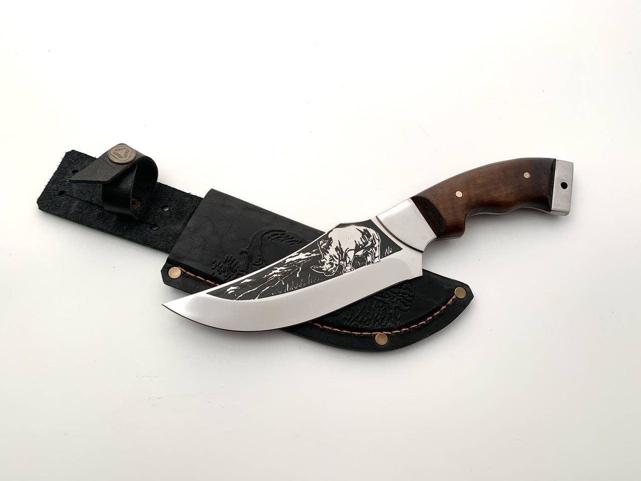 

Нож ручной работы «Носорог» 240 мм