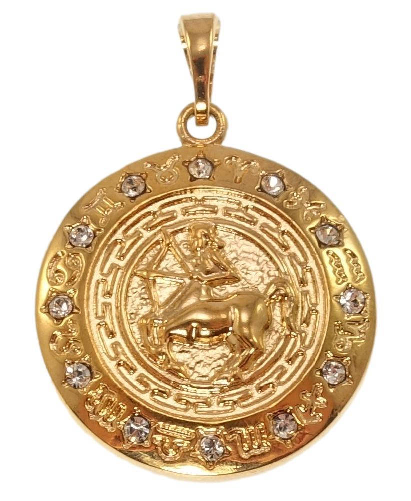 

Кулон Xuping Позолота 18K "Медальон Знак Зодиака Стрелец" для цепочки до 5мм