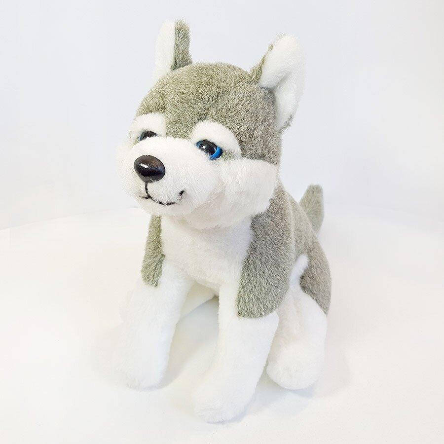 

Мягкая игрушка Zolushka Собака Хаски 25см (ZL264), Серый