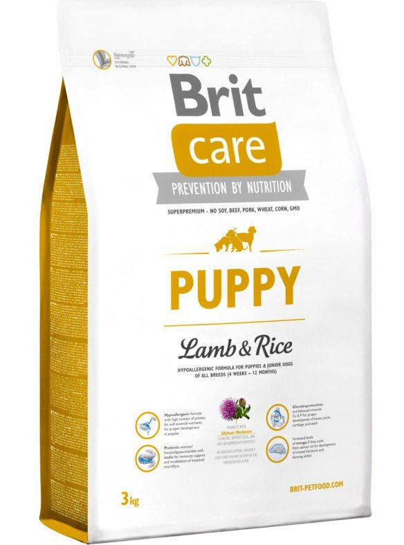 

Brit Care Puppy All Breed Lamb & Rice 1кг- корм для щенков с ягненком
