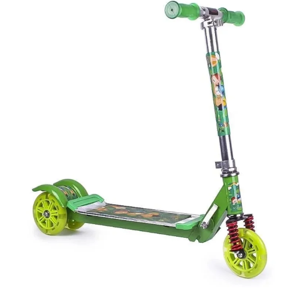 

Самокат детский Scooter MG 1009 двухколесный с регулировкой высоты руля тормозом подсветкой колес ЕСТЬ ЦВЕТА