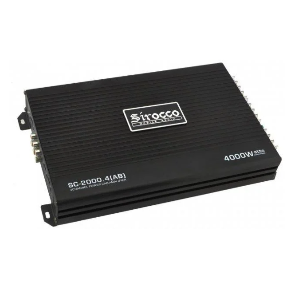 

Усилитель звука 4-канальный AMP SC-2000 4CH 4000W, Черный