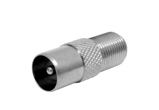 

Разъем ТВ гнездо (F папа) коннектор-закрутка RG-6 (F-ка)