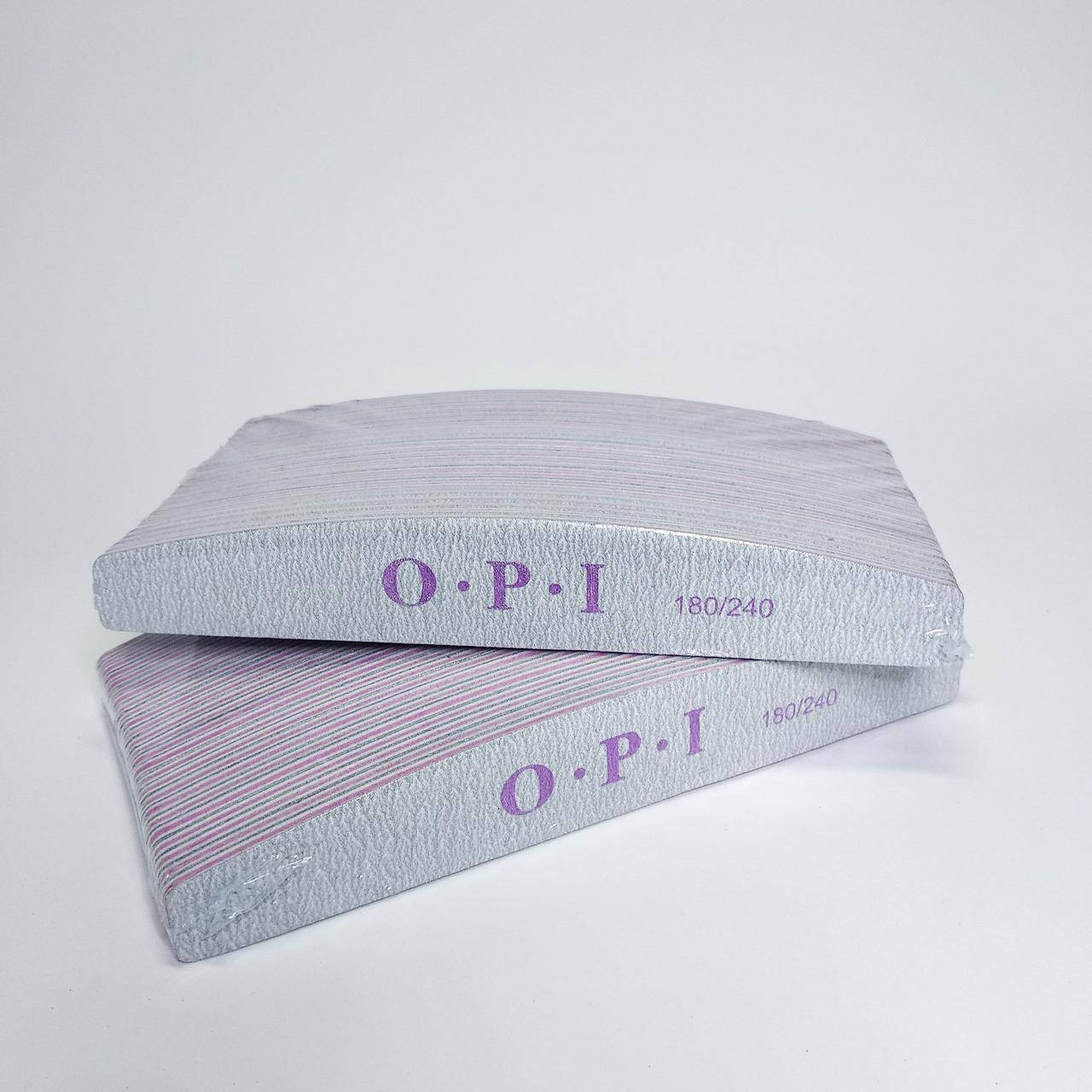 

Пилочка для ногтей 50шт 180/240 OPI лодочка