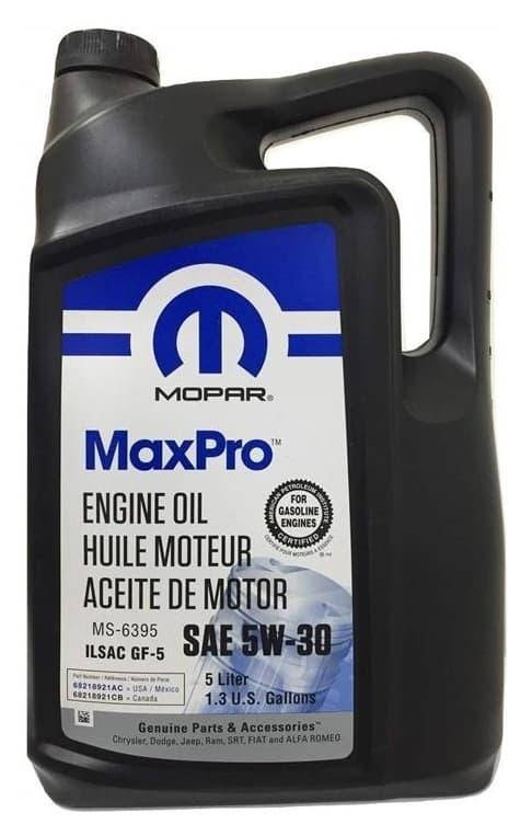 

Моторное масло Mopar MaxPro GF-6A 5W-30 68518205AA
