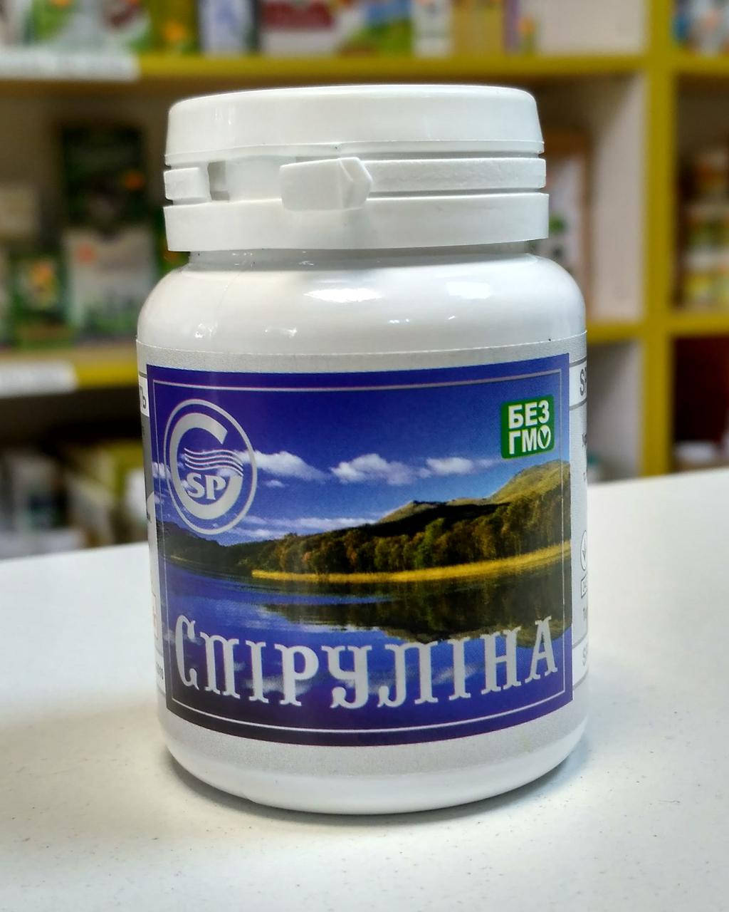 

Спирулина 100 % 80 таблеток Спирулина ЛТД Николаев