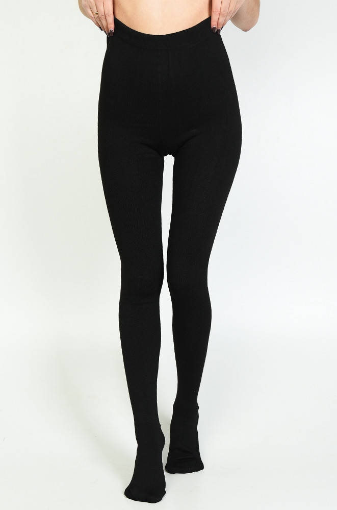 

Колготы женские на флисе черные размер 54-56 139382S, Черный