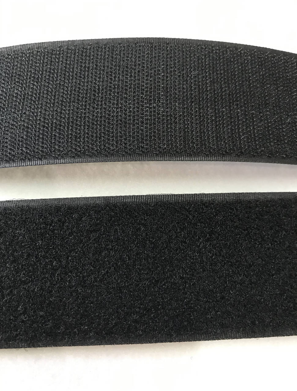 

Липучка черная текстильная липкая лента 50мм, Черный