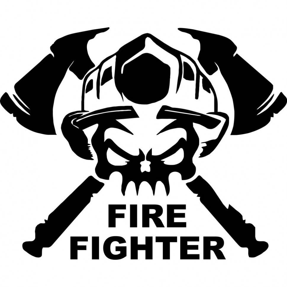 

Виниловая наклейка на автомобиль - Fire Fighter | Пожарный
