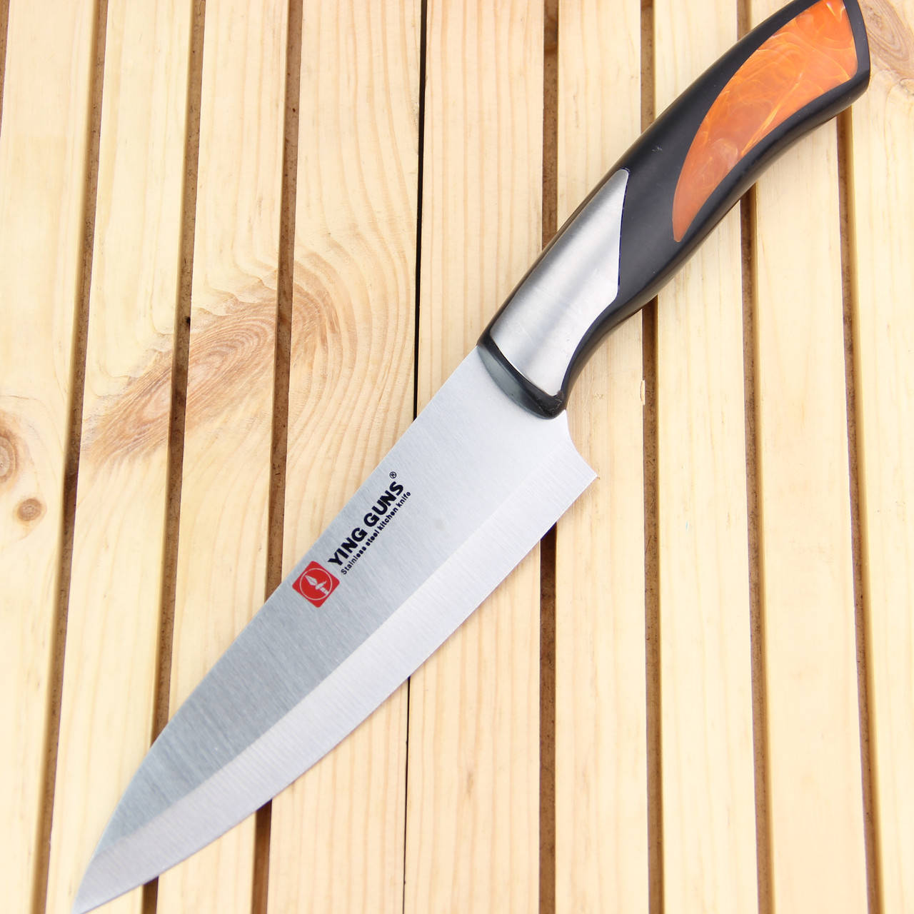 

Нож шефа кухонный поварской для шинковки 28 см YING GUNS Голд Сан