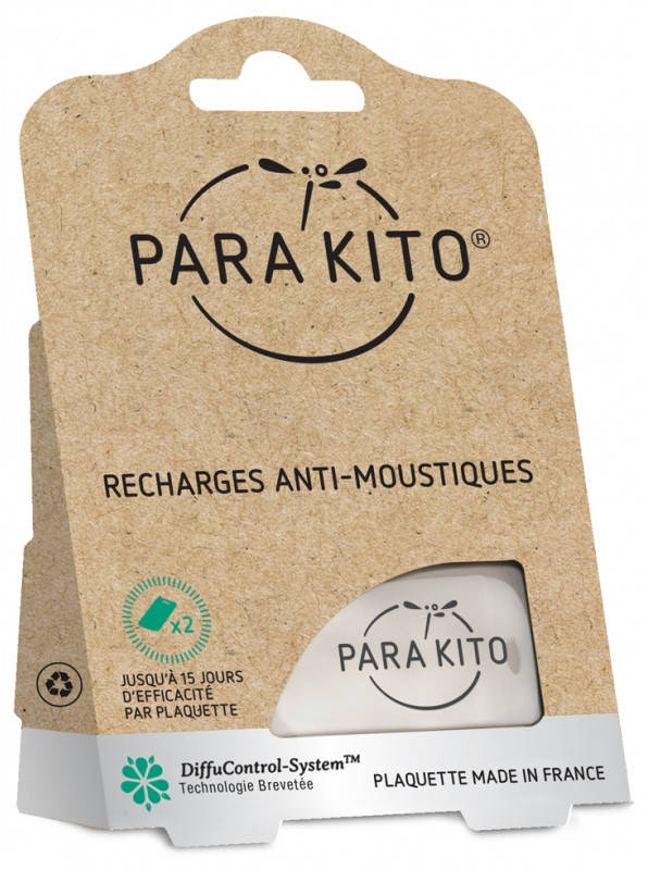 

Запасной блок пластин в антимоскитный браслет Para'Kito, 2 шт