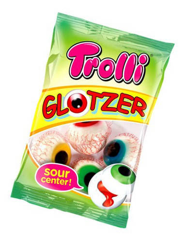 

Желейки Trolli Glotzer з кислою начинкою, 75 гр, Німеччина