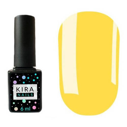 

Гель-лак Kira Nails №023 (желтый, эмаль), 6 мл