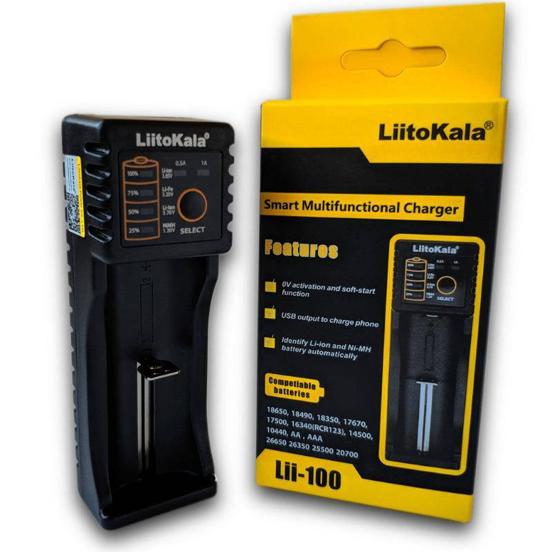 

Универсальноу зарядное устройство LiitoKala Lii-100