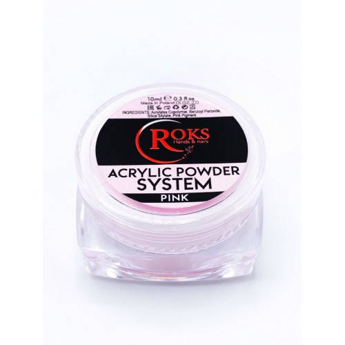 

Акриловая пудра Roks розовая 30 гр