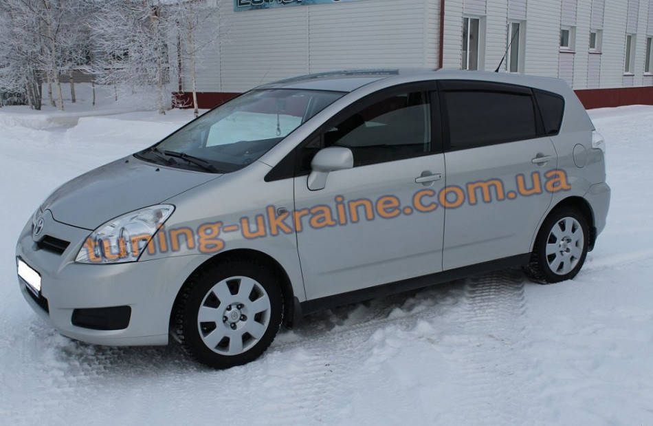 

Дефлекторы окон (ветровики) COBRA-Tuning на TOYOTA COROLLA VERSO 2001-2008